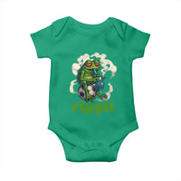 Rippit Stoner Frog Baby Onesie Smoking Weed Pot Marijuana Cannabis 420 - Wonder Print Shop