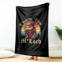 Funny Frog Autism Throw Blanket T'was The 'Tism M'Lord - Wonder Print Shop