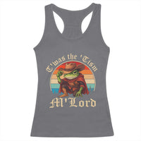 Funny Frog Autism Racerback Tank Top T'was The 'Tism M'Lord - Wonder Print Shop