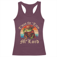 Funny Frog Autism Racerback Tank Top T'was The 'Tism M'Lord - Wonder Print Shop