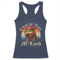 Funny Frog Autism Racerback Tank Top T'was The 'Tism M'Lord - Wonder Print Shop