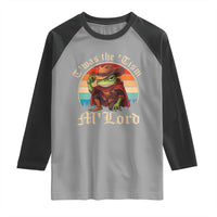 Funny Frog Autism Raglan Shirt T'was The 'Tism M'Lord - Wonder Print Shop