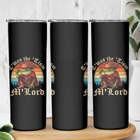 Funny Frog Autism Skinny Tumbler T'was The 'Tism M'Lord