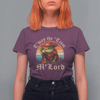 Funny Frog Autism T Shirt For Women T'was The 'Tism M'Lord - Wonder Print Shop