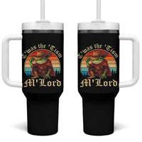 Funny Frog Autism Tumbler With Handle T'was The 'Tism M'Lord