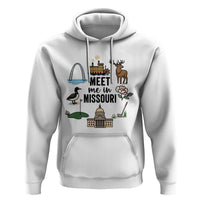 Meet Me in Missouri State Map Souvenir Hoodie