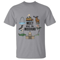 Meet Me in Missouri State Map Souvenir T Shirt
