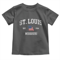 St. Louis Missouri MO Toddler T Shirt Vintage American Flag Missouri State
