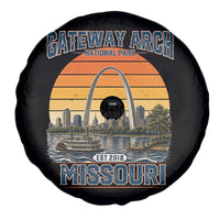 Gateway Arch National Park Spare Tire Cover Retro St Louis Missouri Travel Souvenir Nature Gift