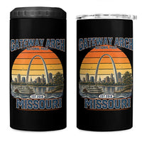 Gateway Arch National Park 4 in 1 Can Cooler Tumbler Retro St Louis Missouri Travel Souvenir Nature Gift