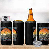 Gateway Arch National Park 4 in 1 Can Cooler Tumbler Retro St Louis Missouri Travel Souvenir Nature Gift