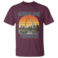 Gateway Arch National Park T Shirt Retro St Louis Missouri Travel Souvenir Nature Gift