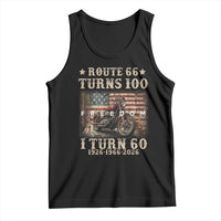 Route Highway 66 Turns 100 I Turn 60 Tank Top Vintage 1966 American Freedom Motorcycle Lover 60th Birthday Gift