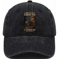 Route Highway 66 Turns 100 I Turn 60 Washed Cotton Baseball Cap Vintage 1966 American Motorcycle Lover 60th Birthday Gift