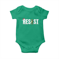 Resist Frog Christmas Baby Onesie Funny Portland Protest ICE Activist Meme 2025 - Wonder Print Shop