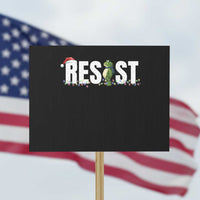 Resist Frog Christmas Protest Sign Funny Portland Protest ICE Activist Meme 2025 - Wonder Print Shop