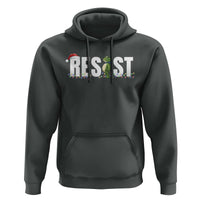 Resist Frog Christmas Hoodie Funny Portland Protest ICE Activist Meme 2025 - Wonder Print Shop