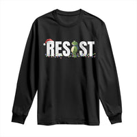 Resist Frog Christmas Long Sleeve Shirt Funny Portland Protest ICE Activist Meme 2025 - Wonder Print Shop