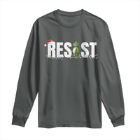 Resist Frog Christmas Long Sleeve Shirt Funny Portland Protest ICE Activist Meme 2025 - Wonder Print Shop