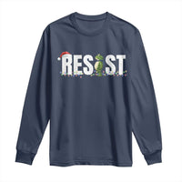 Resist Frog Christmas Long Sleeve Shirt Funny Portland Protest ICE Activist Meme 2025 - Wonder Print Shop