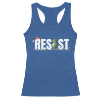 Resist Frog Christmas Racerback Tank Top Funny Portland Protest ICE Activist Meme 2025 - Wonder Print Shop