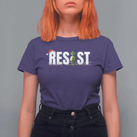 Resist Frog Christmas T Shirt For Women Funny Portland Protest ICE Activist Meme 2025 - Wonder Print Shop