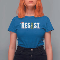 Resist Frog Christmas T Shirt For Women Funny Portland Protest ICE Activist Meme 2025 - Wonder Print Shop