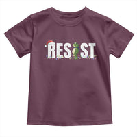 Resist Frog Christmas Toddler T Shirt Funny Portland Protest ICE Activist Meme 2025 - Wonder Print Shop