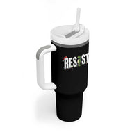Resist Frog Christmas Tumbler With Handle Funny Portland Protest ICE Activist Meme 2025 - Wonder Print Shop
