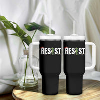 Resist Frog Christmas Tumbler With Handle Funny Portland Protest ICE Activist Meme 2025 - Wonder Print Shop