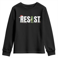 Resist Frog Christmas Youth Sweatshirt Funny Portland Protest ICE Activist Meme 2025 - Wonder Print Shop