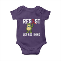 Resist Frog AIDS Awareness Baby Onesie Funny Portland Activist Meme HIV Support Red Ribbon - Wonder Print Shop