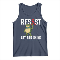 Resist Frog AIDS Awareness Tank Top Funny Portland Activist Meme HIV Support Red Ribbon - Wonder Print Shop