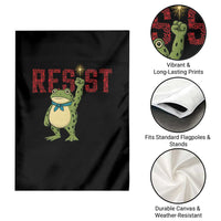 Resist Frog AIDS Awareness Garden Flag Portland Activist Political Meme HIV Support Red Ribbon - Wonder Print Shop