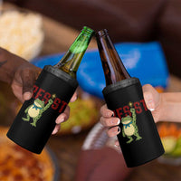 Resist Frog AIDS Awareness 4 in 1 Can Cooler Tumbler Portland Activist Political Meme HIV Support Red Ribbon - Wonder Print Shop