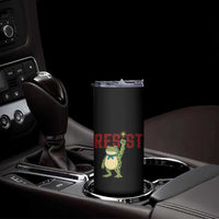 Resist Frog AIDS Awareness Skinny Tumbler Portland Activist Political Meme HIV Support Red Ribbon - Wonder Print Shop