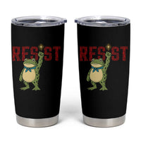 Resist Frog AIDS Awareness Tumbler Cup Portland Activist Political Meme HIV Support Red Ribbon - Wonder Print Shop