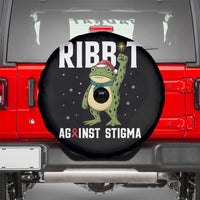 Resist Frog AIDS Awareness Christmas Spare Tire Cover Funny Portland Activist Meme HIV Support Red Ribbon - Wonder Print Shop