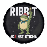 Resist Frog AIDS Awareness Christmas Spare Tire Cover Funny Portland Activist Meme HIV Support Red Ribbon - Wonder Print Shop