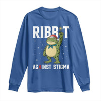 Resist Frog AIDS Awareness Christmas Long Sleeve Shirt Funny Portland Activist Meme HIV Support Red Ribbon - Wonder Print Shop