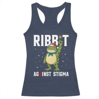 Resist Frog AIDS Awareness Christmas Racerback Tank Top Funny Portland Activist Meme HIV Support Red Ribbon - Wonder Print Shop