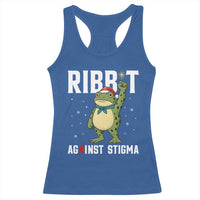 Resist Frog AIDS Awareness Christmas Racerback Tank Top Funny Portland Activist Meme HIV Support Red Ribbon - Wonder Print Shop
