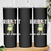 Resist Frog AIDS Awareness Christmas Skinny Tumbler Funny Portland Activist Meme HIV Support Red Ribbon - Wonder Print Shop