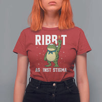Resist Frog AIDS Awareness Christmas T Shirt For Women Funny Portland Activist Meme HIV Support Red Ribbon - Wonder Print Shop