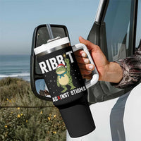Resist Frog AIDS Awareness Christmas Tumbler With Handle Funny Portland Activist Meme HIV Support Red Ribbon - Wonder Print Shop