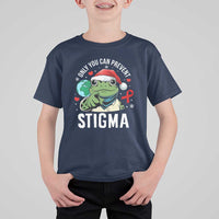 Resist Frog AIDS Awareness Christmas T Shirt For Kid Only You Can Prevent Stigma - Wonder Print Shop