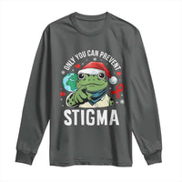 Resist Frog AIDS Awareness Christmas Long Sleeve Shirt Only You Can Prevent Stigma - Wonder Print Shop