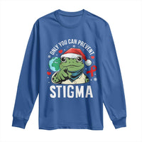 Resist Frog AIDS Awareness Christmas Long Sleeve Shirt Only You Can Prevent Stigma - Wonder Print Shop