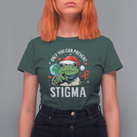 Resist Frog AIDS Awareness Christmas T Shirt For Women Only You Can Prevent Stigma - Wonder Print Shop