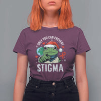 Resist Frog AIDS Awareness Christmas T Shirt For Women Only You Can Prevent Stigma - Wonder Print Shop